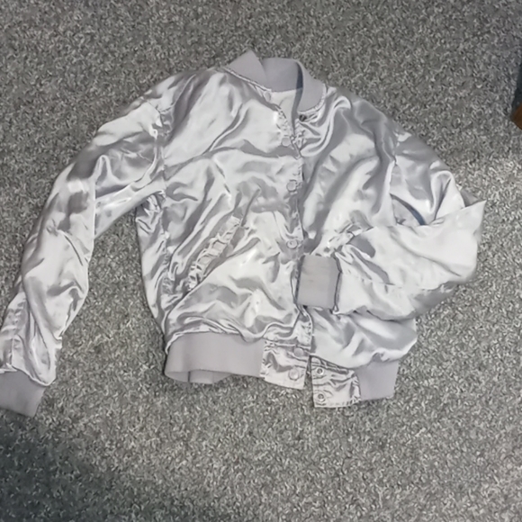 Jackets & Blazers - Stylish purple baseball jacket